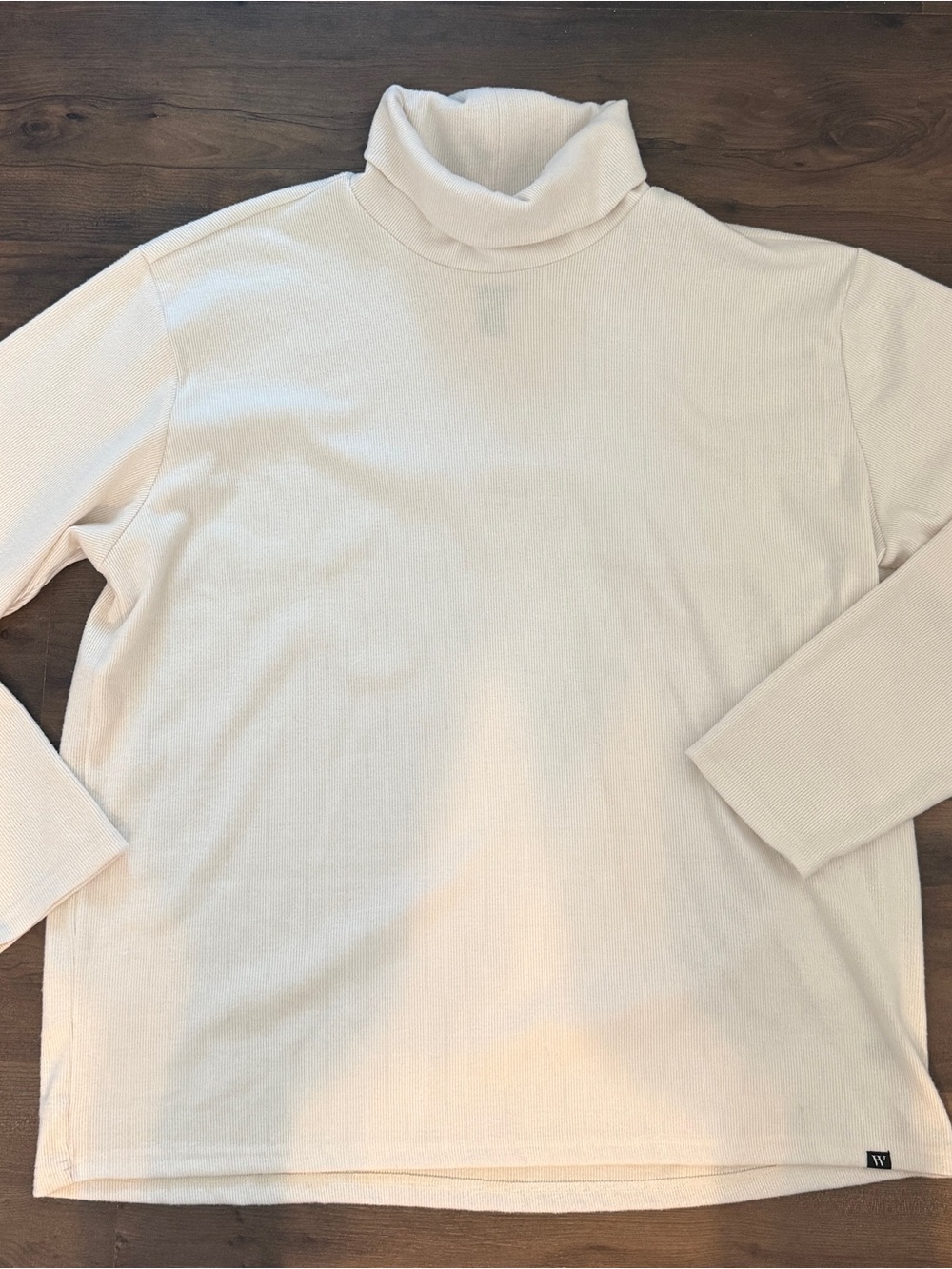 Houston White Turtleneck